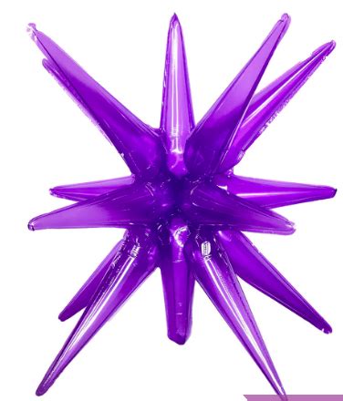 40" Jelly Purple Starburst | Hico Balloons