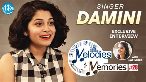 Singer Damini Bhatla Exclusive Interview || Melodies And Memories #28 ...