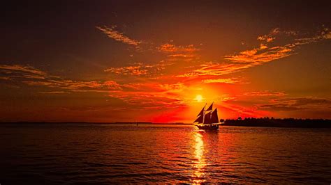 Sailboat Sunset Wallpapers - Top Free Sailboat Sunset Backgrounds ...