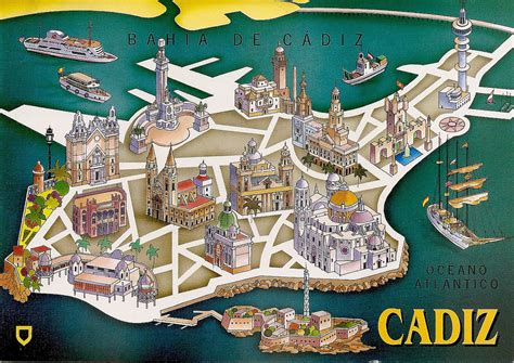 Cadiz Map Spain