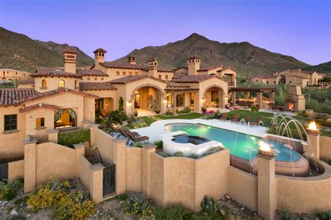 Newly Built Spanish Colonial Estate In Scottsdale, AZ | Homes of the Rich