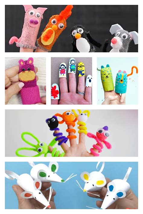 DIY Felt Finger Puppet Craft For Kids With Template Fun, 57% OFF