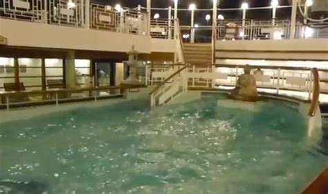 Viral video: Cruise ship battered by violent storm at sea in dramatic ...