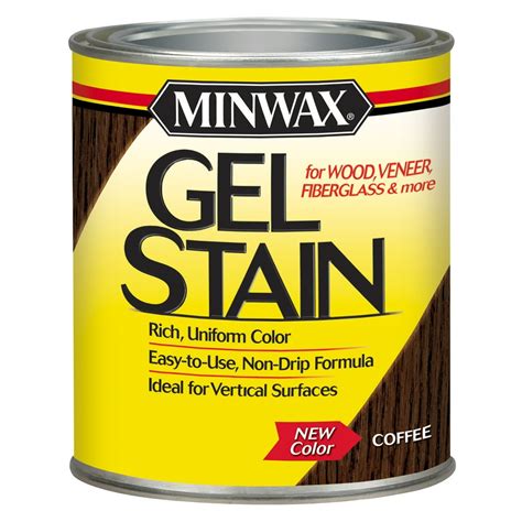 Minwax Transparent Low Luster Coffee Oil-Based Gel Stain 1 qt. - Case ...