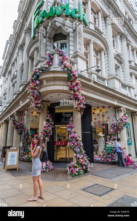 Fenwick Department Store Bond Street London UK Stock Photo - Alamy