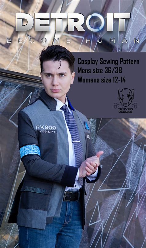 Detroit Become Human RK800/RK900 Cosplay Sewing Pattern | ubicaciondepersonas.cdmx.gob.mx