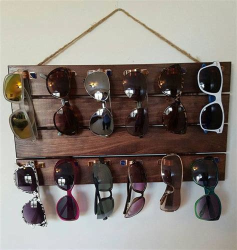 Wall Sunglass Display/holder holds 12 Pairs | Etsy | Diy sunglasses holder, Sunglasses display ...