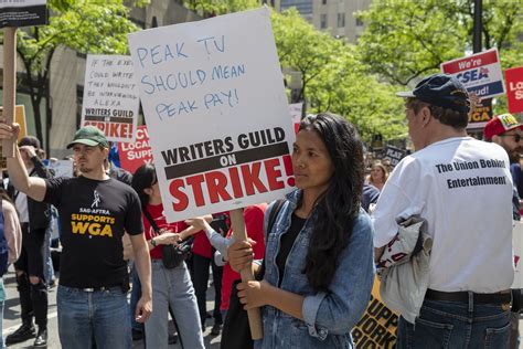 New technologies spur fights for labor rights like the WGA strike - The Washington Post