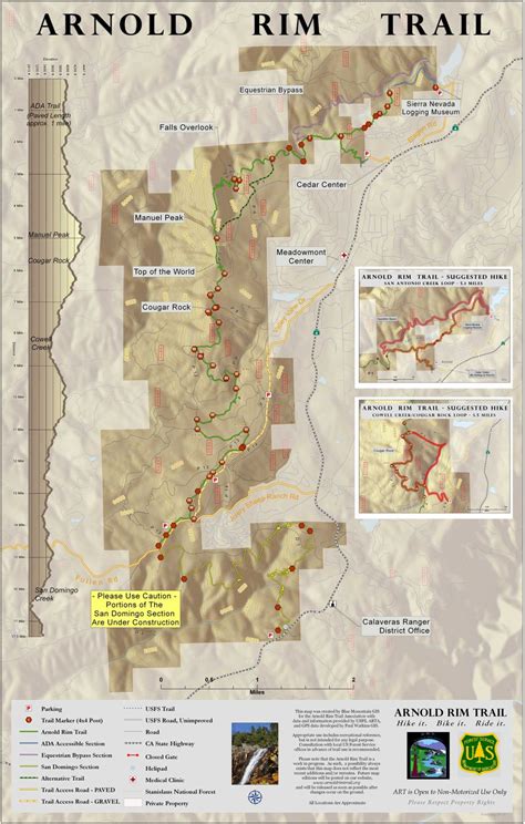 Hike or Bike: Arnold Rim Trail in California's High Sierra