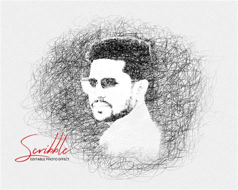 Scribble Photo Effect Art - FilterGrade