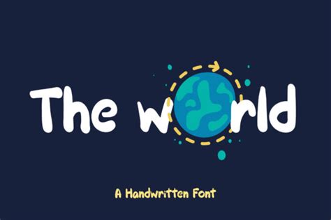 The World Font by Wanida Toffy · Creative Fabrica