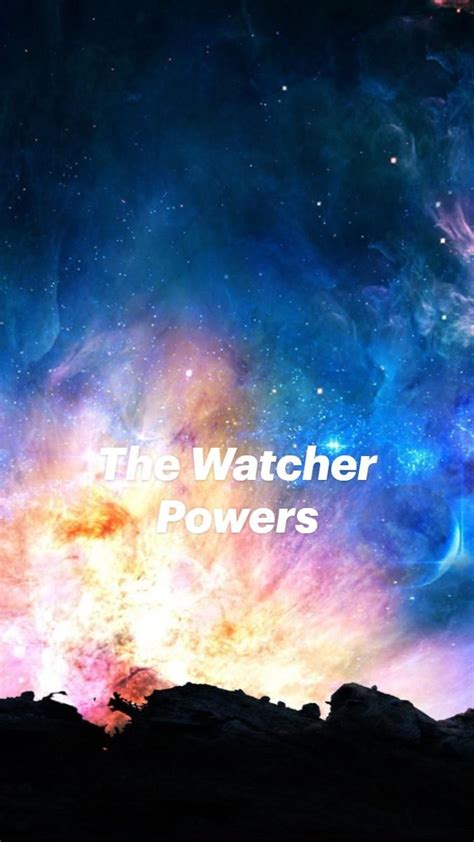 The Watcher Powers | The watcher marvel, Watchers, Marvel