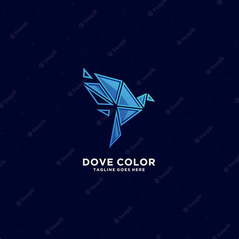 Premium Vector | Dove Color Illustration Logo.