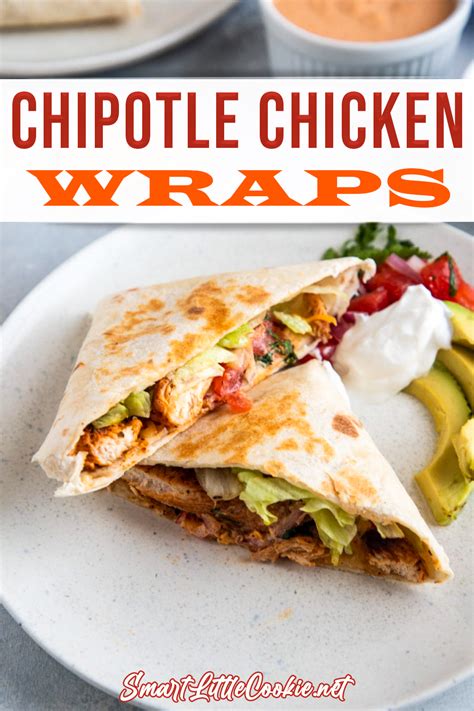 Chipotle Chicken Wraps | Recipe | Chipotle chicken, Chicken wraps ...