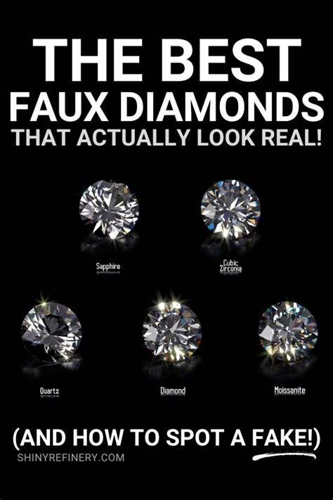 The Best Fake Diamond Options (That Actually Look Real!) in 2023 | Fake ...