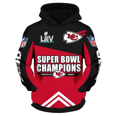 Kansas City Chiefs Super Bowl Champions 54 LIV Men's and Women's 3D ...