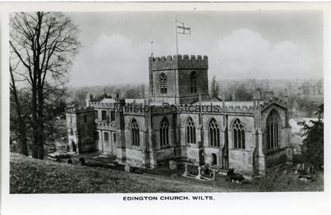 EDINGTON CHURCH - Millston Postcards