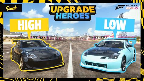 Enjoy Donut Media's Hi-Low Cars in Forza Horizon 5 Upgrade Heroes