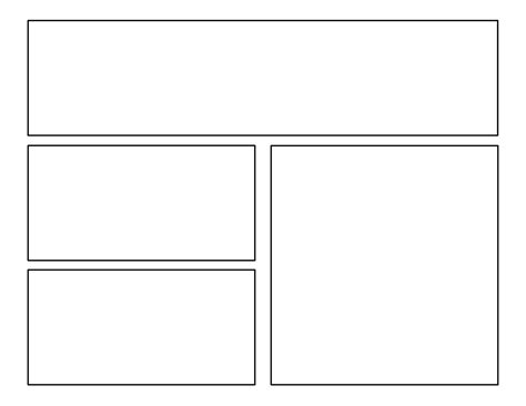 3rd grade: First Batch of Comic Templates