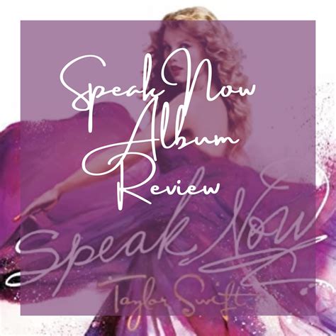 Speak Now Album Review – I Have 12% of a Plan