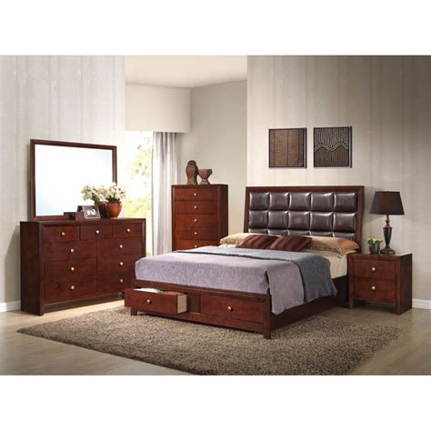 Well-designed Luxurious Queen Size Bed With Storage, Brown - Walmart ...