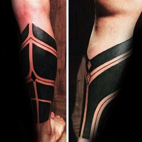 60 Tribal Leg Tattoos For Men - Cool Cultural Design Ideas | Leg tattoo men, Leg tattoos ...