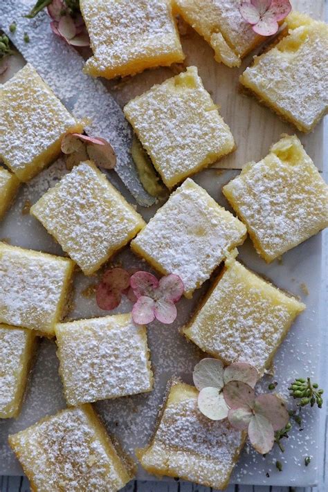 Zesty Lemon Squares with Shortbread Crust | Recipe | Lemon squares, Shortbread crust, Crust