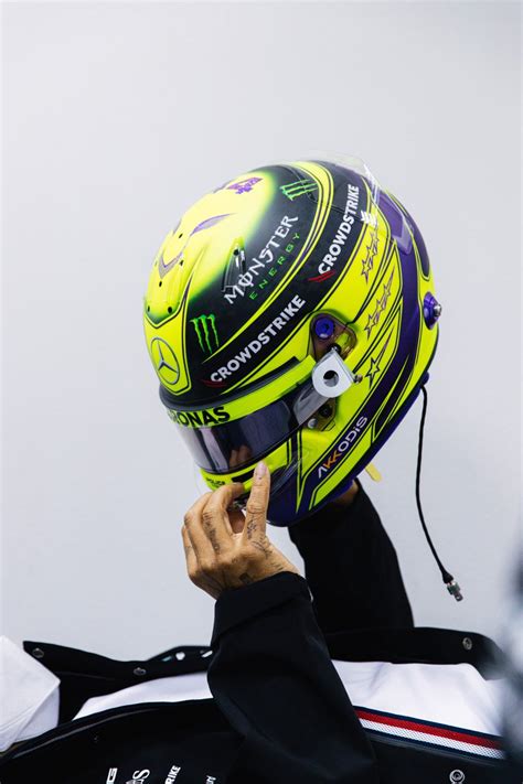 [Lewis Hamilton] For this year's helmet I wanted to show love to my ...