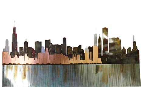 Chicago Skyline Wall Art - Part 2 - Sunriver Metal Works