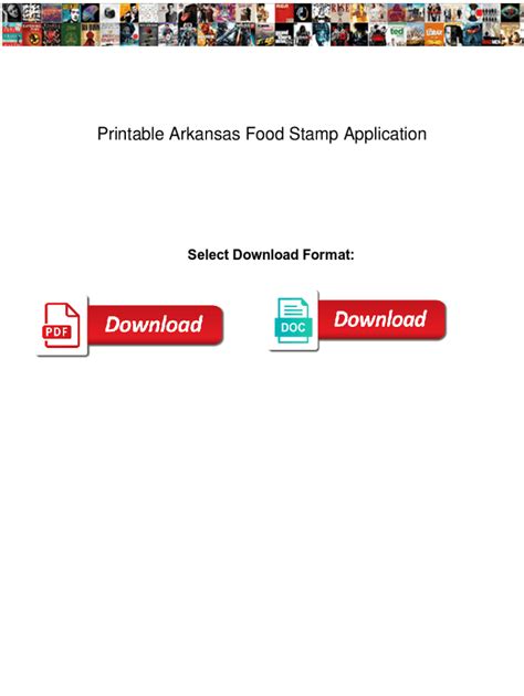 Fillable Online Printable Arkansas Food Stamp Application. Printable Arkansas Food Stamp ...