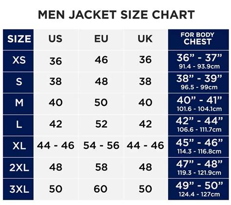 What Is Size 12 In Men's Jackets at Kenneth Stayton blog