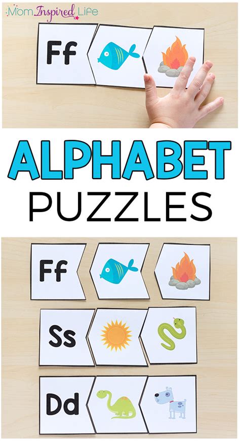 Beginning Sounds Alphabet Puzzles Free Printable