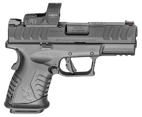 Springfield XD-M Elite Compact OSP 10mm, 3.8" Barrel, Hammer Forged ...