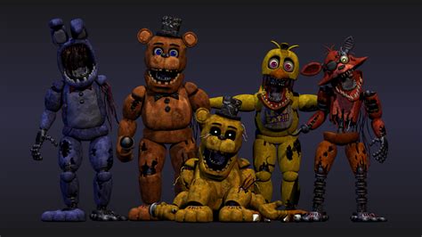 Withered Animatronics Wallpaper