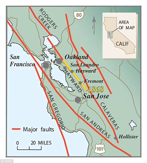 San Francisco's Hayward Fault gets an earthquake every 140 years ...