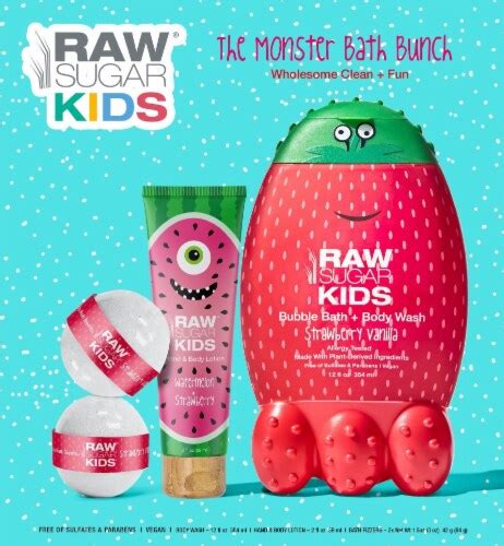 Raw Sugar Kids® The Monster Bath Bunch Gift Set, 4 pcs - Foods Co.