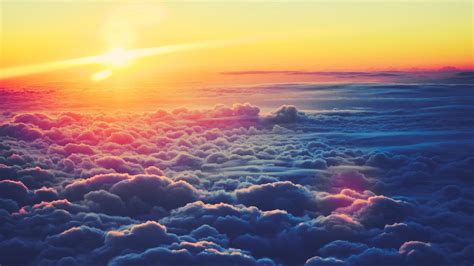 clouds, Nature, Sunrise, Sunlight, Sky Wallpapers HD / Desktop and Mobile Backgrounds