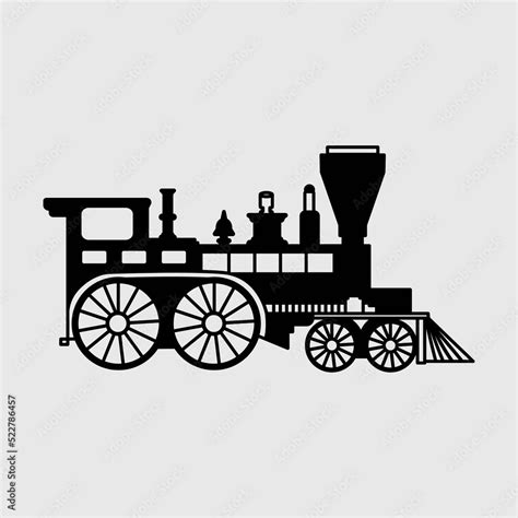 Vintage Train SVG Cut File, Classic Train Svg, Steam Train Svg, Old Style Train Svg, Vintage ...