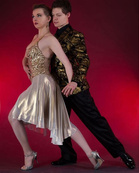 Liquid Gold – Argentine Tango performance dress | Performance dresses ...