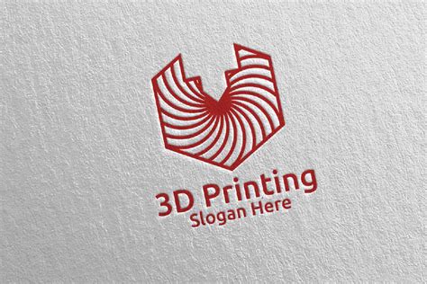 3D Printing Company Logo Design 54 By denayunethj | TheHungryJPEG