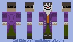 The Joker Minecraft Skin