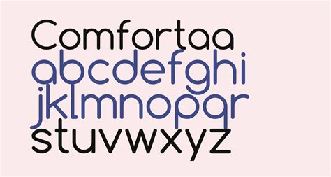 Comfortaa free Font - What Font Is