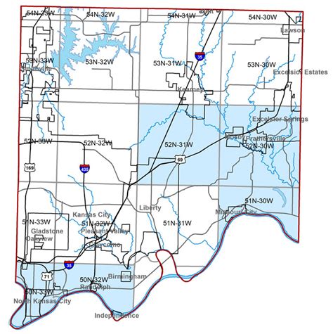 Clay County Missouri Map - Agatha LaVerne