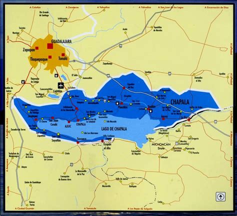 Lago De Chapala Mapa