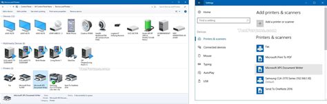 Microsoft XPS Document Writer Printer - Add or Remove in Windows 10 - Windows 10 Hardware ...