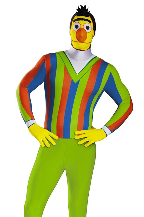 Disguise Sesame Street Bert Bodysuit Adult Halloween Costume XL - Walmart.com