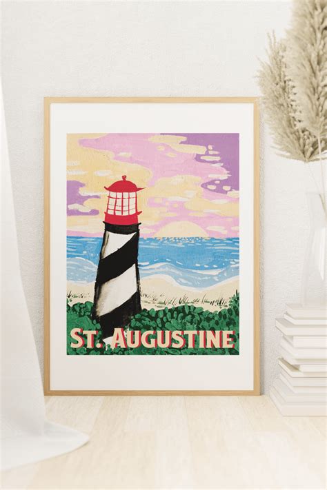 St. Augustine Lighthouse Illustration on Behance