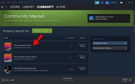 How to Buy Trading Cards on Steam