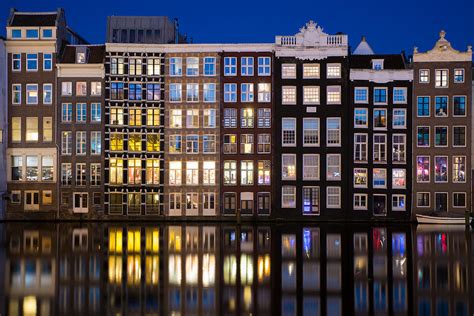 Canals Of Amsterdam At Night. Amsterdam Photograph by Prasit Rodphan ...