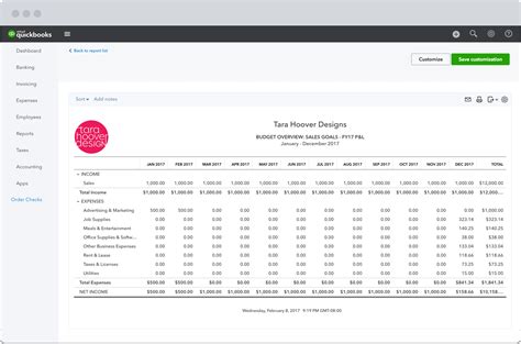 Business and Financial Reports - QuickBooks